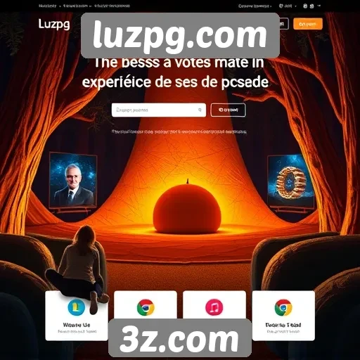 Experiência do usuário no site luzpg.com